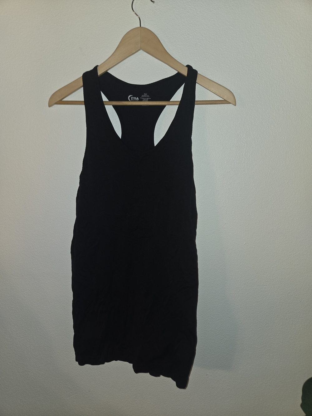 ZYIA Black Racerback Tank